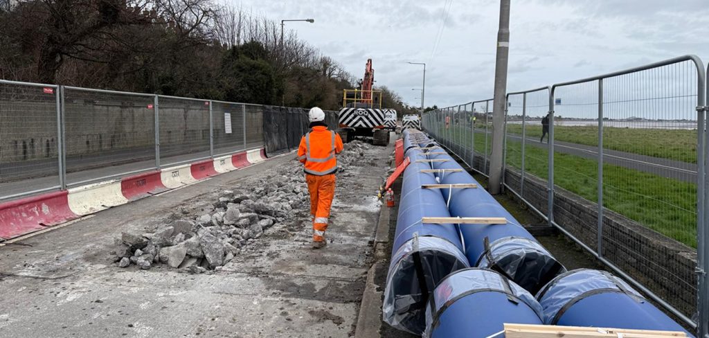 Works on North City Arterial Main