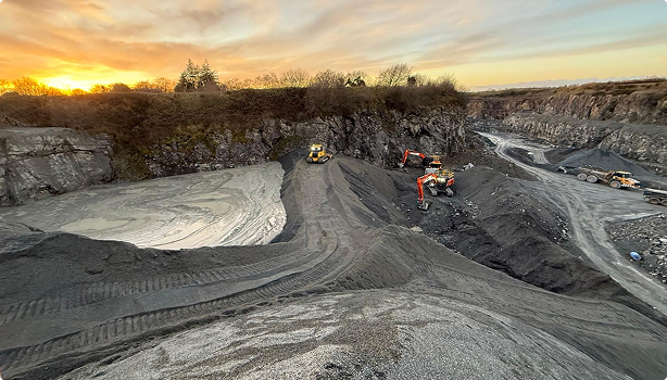 Ground stabilisation works delivered by ROQ using specialist plant and equipment