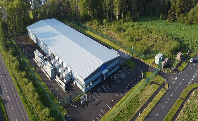 Earthworks and ground preparation works on a UK data centre infrastructure project delivered by ROQ