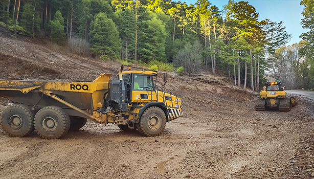 Enabling works and site preparation carried out by ROQ